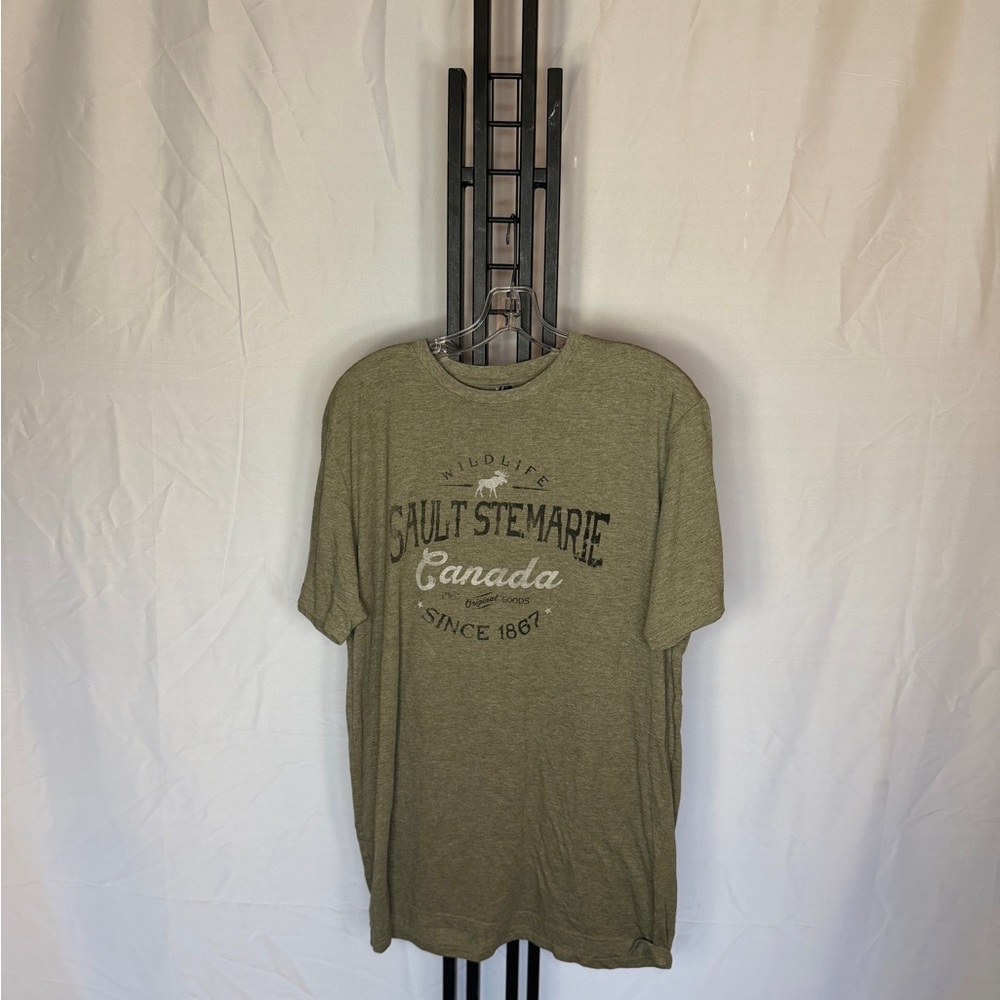 Olive‎ Graphic Tee for Men